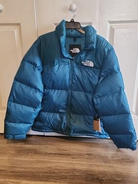 The North Face Teal Puffer Jacket